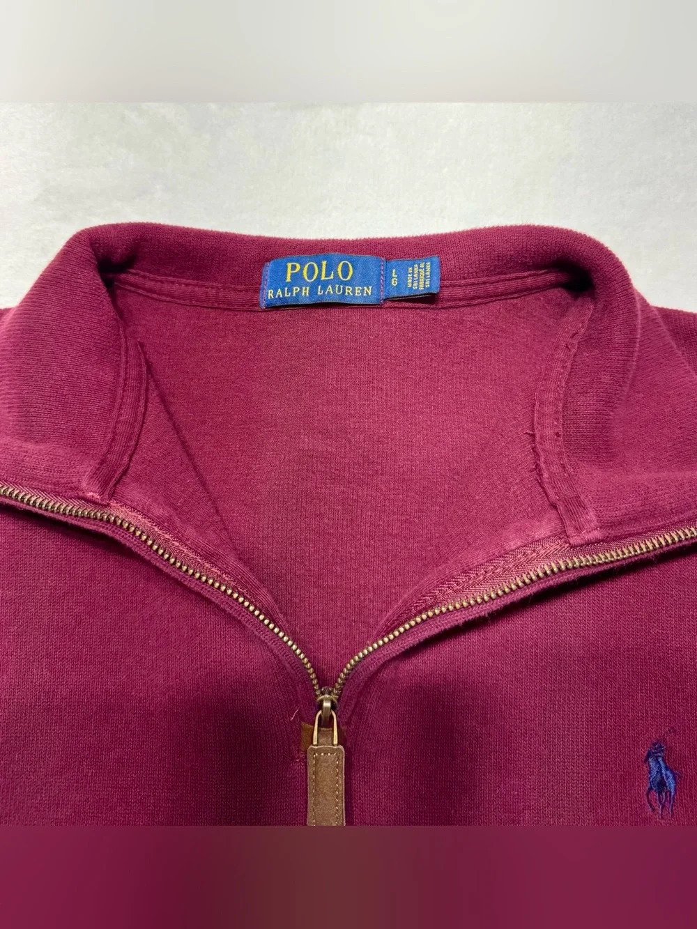Polo Ralph Lauren rich maroon